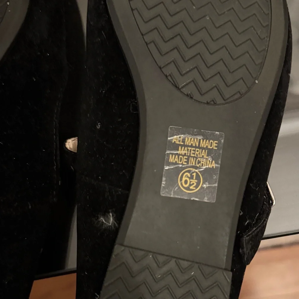 Cityclassified Black T-Strap‎ Loafers